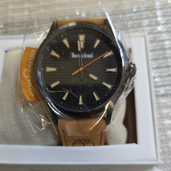 Timberland Black and Tan Men's Watch - Picture 1 of 2